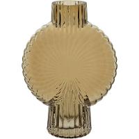 Vaso Decorativo Enfeite Casa Caracol Home&co Vidro 24x17x6cm âmbar - 1