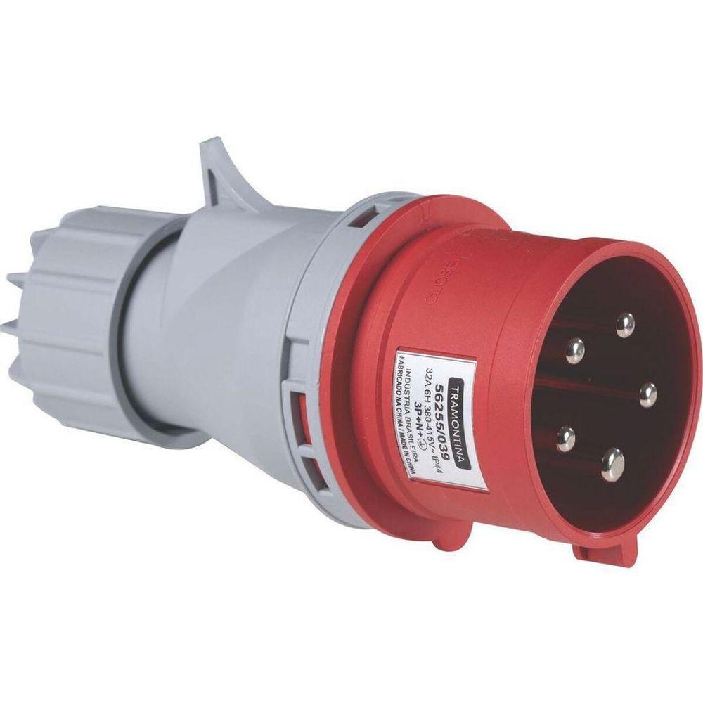 Plugue Móvel Industrial 3p+n+t 32 A 380-415 Vca 6 H - Tramontina - 1