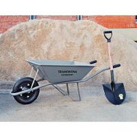 Carrinho De Mão Com Caçamba Extraforte Metálica Cinza 65l Braço Metálico E Pneu Com Câmara - Tramontina - 3