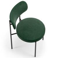 Kit 02 Cadeiras Estofadas Para Sala De Jantar Louise L02 Couríssimo Verde - Lyam Decor - 2