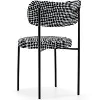 Kit 06 Cadeiras Estofadas Para Sala De Jantar Louise L02 Pied Poule - Lyam Decor - 5