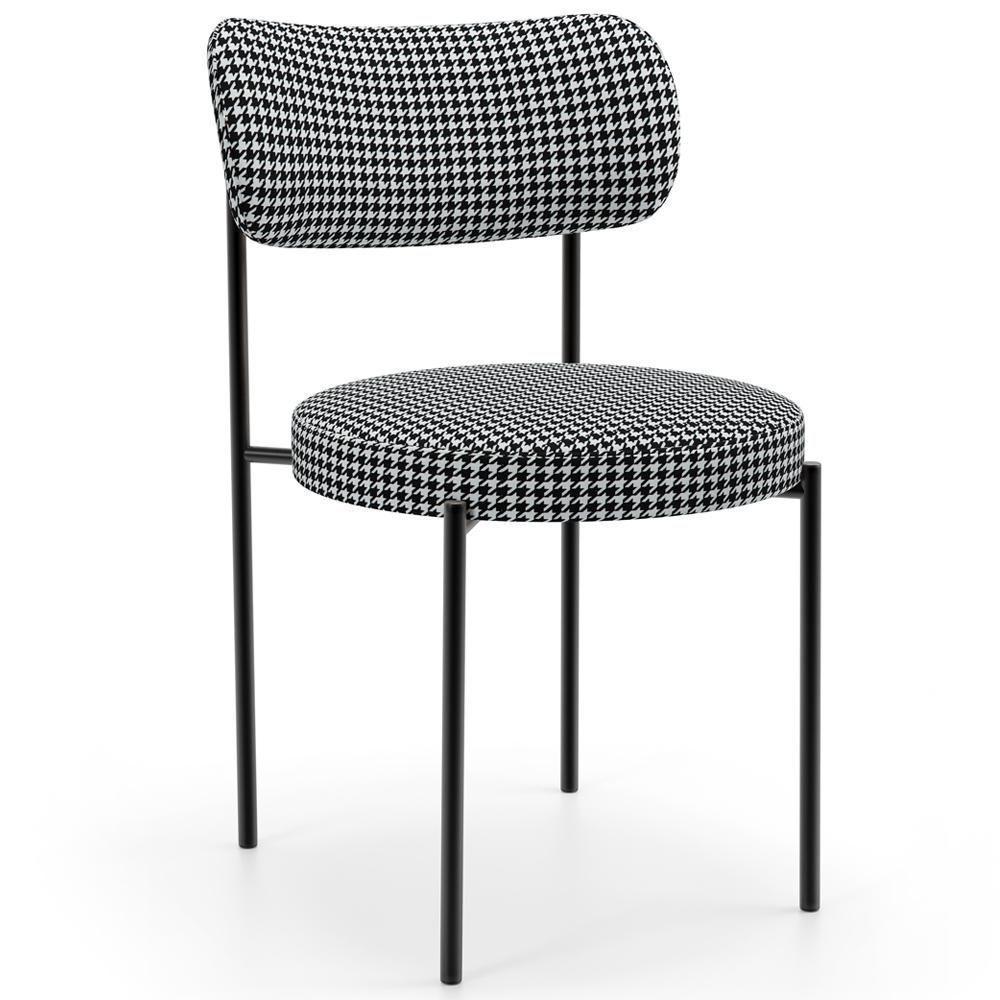 Mesa Para Sala De Jantar Valência Com 06 Cadeiras Sala De Jantar Louise L02 Pied Poule - Lyam Decor - 8