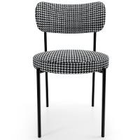 Mesa Para Sala De Jantar Valência Com 06 Cadeiras Sala De Jantar Louise L02 Pied Poule - Lyam Decor - 2