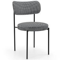 Mesa Para Sala De Jantar Valência Com 06 Cadeiras Sala De Jantar Louise L02 Pied Poule - Lyam Decor - 8