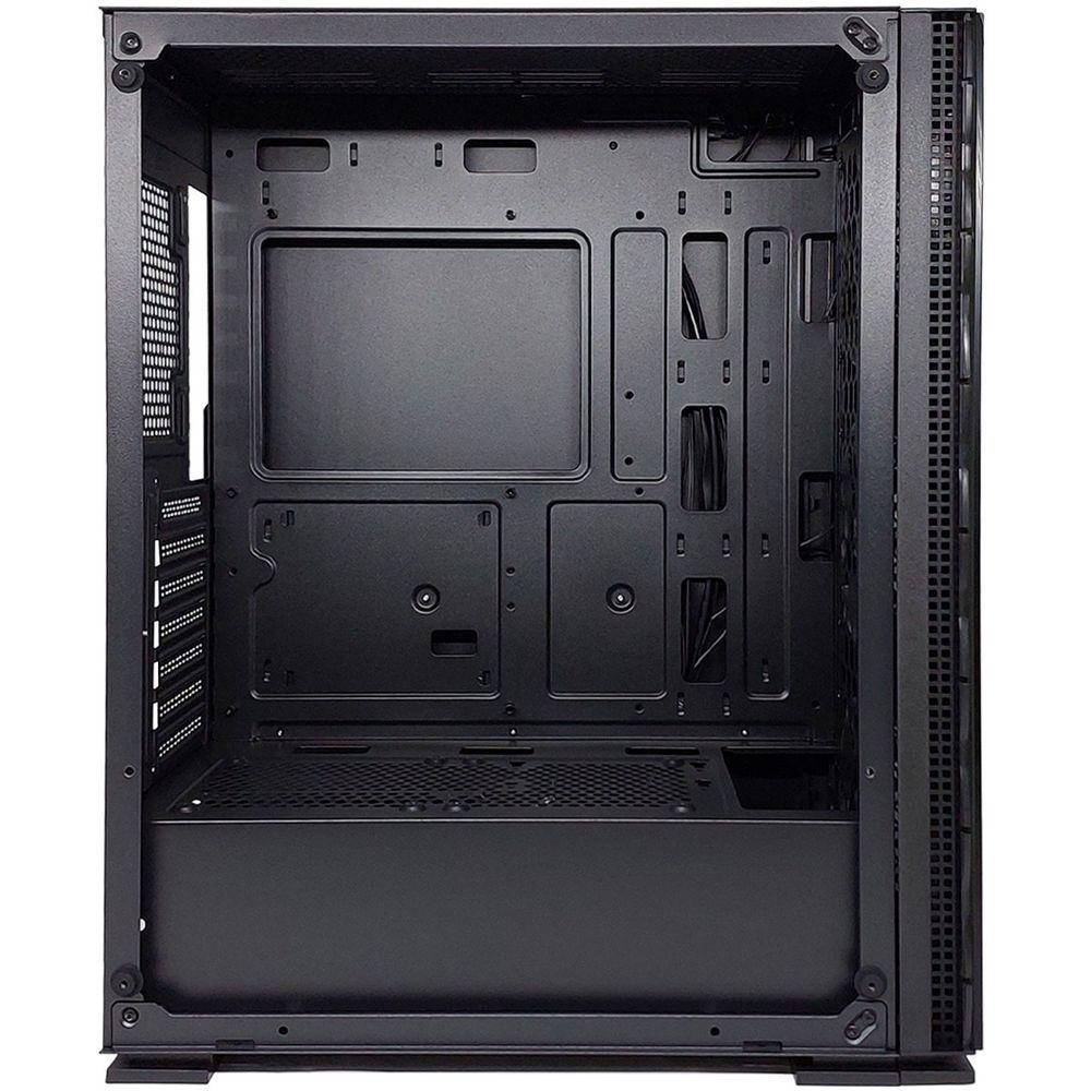Gabinete Gamer Evolut Han, Lateral Em Vidro Temperado, 3x Fans Rgb, Usb 3.0, Atx - Eg-817 - 4