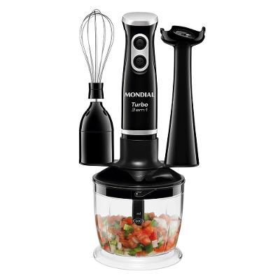 Mixer 3 em 1 Mondial M-14 Turbo 350W 1 Velocidade Preto 110V