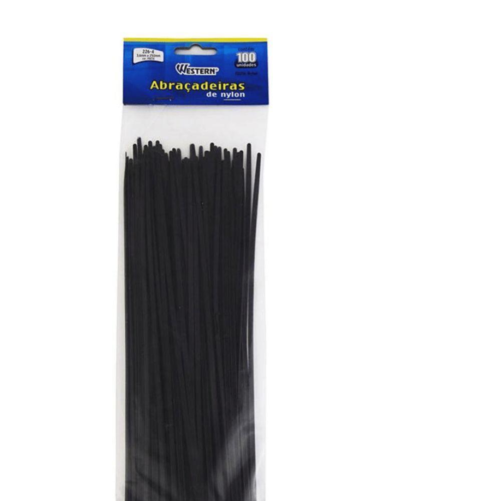 Abracadeira De Nylon Western 3,6 X 15cm Com 100 Unidades - 2