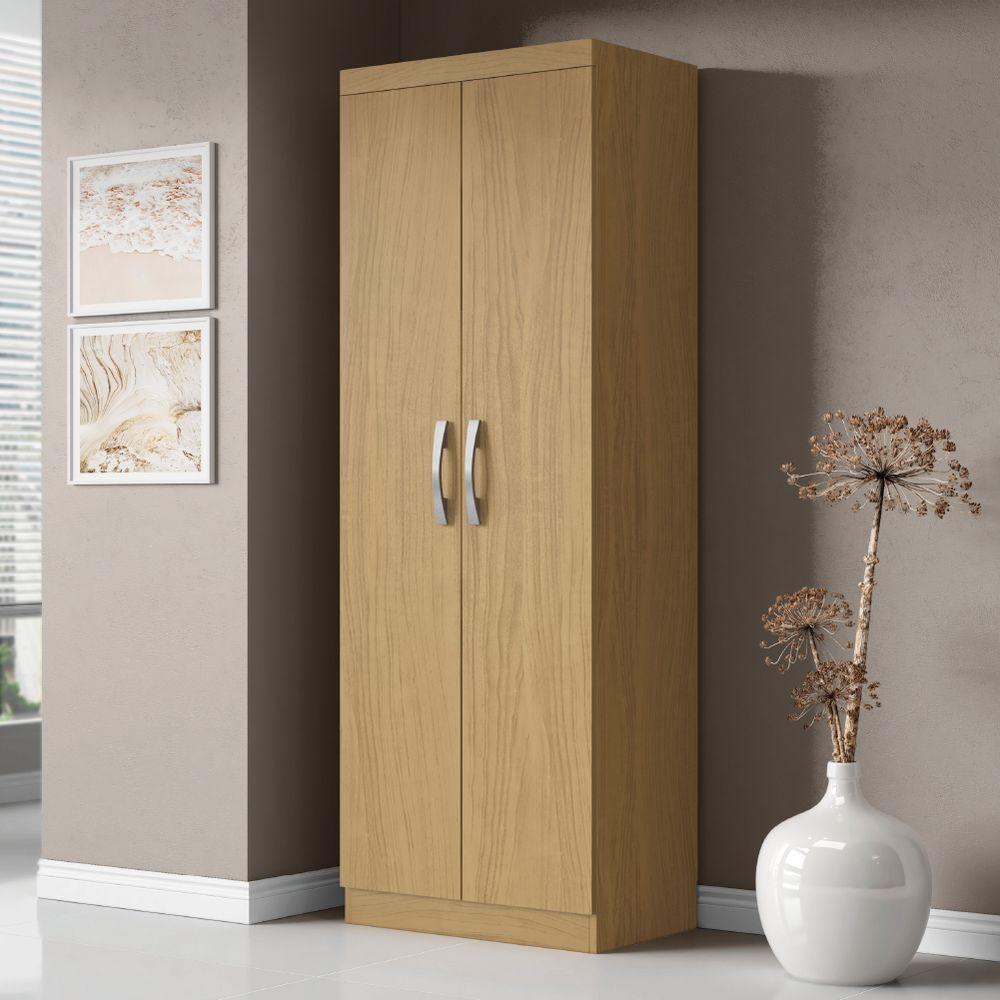 Armário Multiuso Organizador Lavanderia 2 Portas 3 Prateleiras 1,70m New Aramóveis Atacama - 5