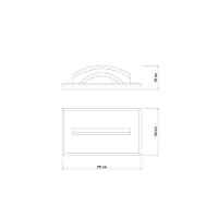 Desempenadeira Madeira 16x27cm Com Base Lisa Tramontina Sem Dentes Com Cabo Madeira Tramontina - 2
