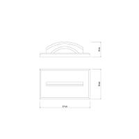 Desempenadeira Madeira 16x27cm Com Base Lisa Tramontina Sem Dentes Com Cabo Madeira Tramontina - 3