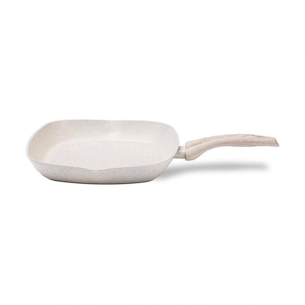 Grill Brinox Antiaderente Ceramic Life Sirius 28 Cm 2 L Com Indução Vanilla Vanilla - 1