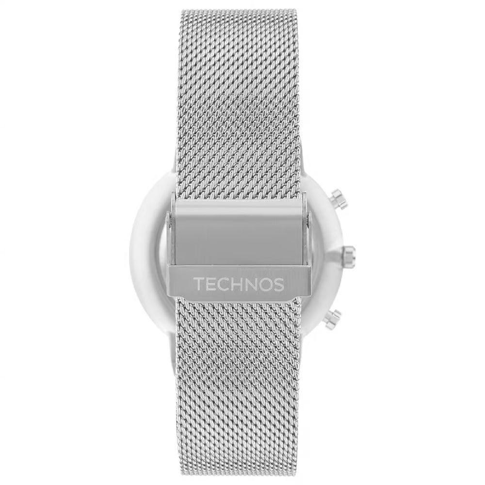 Relógio Technos Slim Vd36ab/1a Prata Masculino - 3