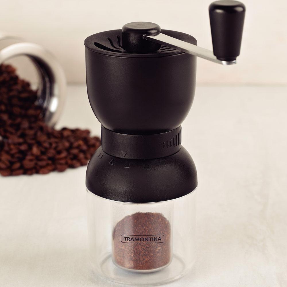 Moedor De Café Manual Em Plástico Abs Com Moinho Em Cerâmica - Tramontina 61769010 - 4