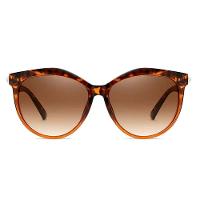 Óculos De Sol Para Mulheres Polarizados Cat Eye Gradiente Leopardo Marrom - 3
