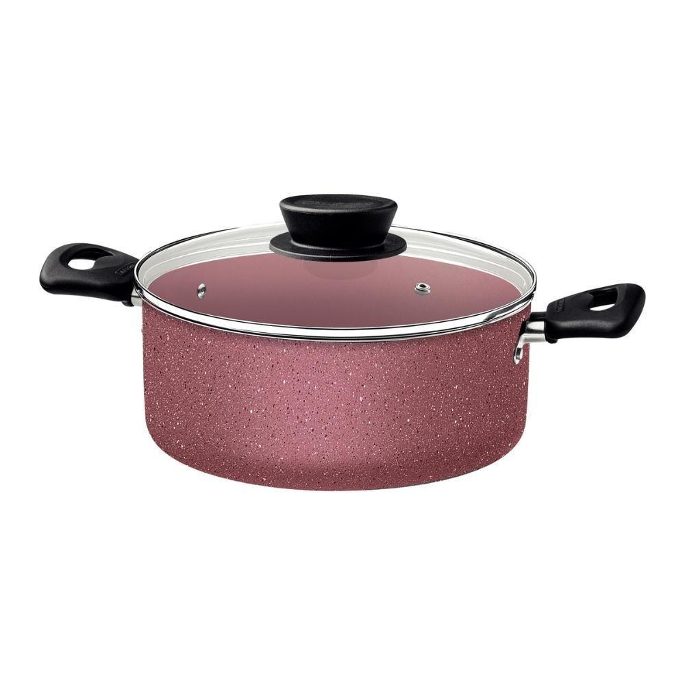 Jogo De Panelas 7 Peças Linz Cores Antiaderente Tramontina Rosa - 8