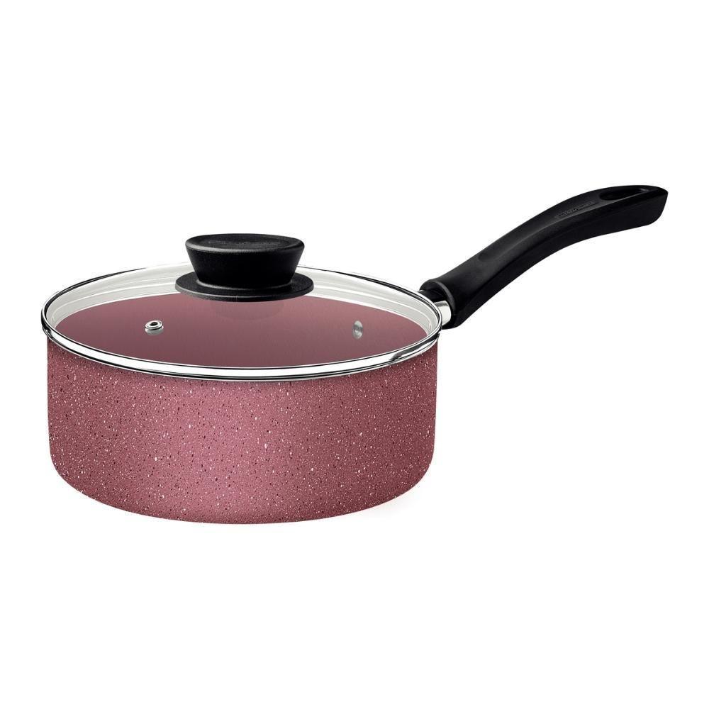 Jogo De Panelas 7 Peças Linz Cores Antiaderente Tramontina Rosa - 9