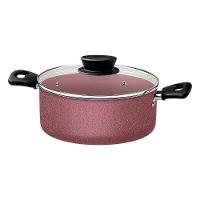 Jogo De Panelas 7 Peças Linz Cores Antiaderente Tramontina Rosa - 7