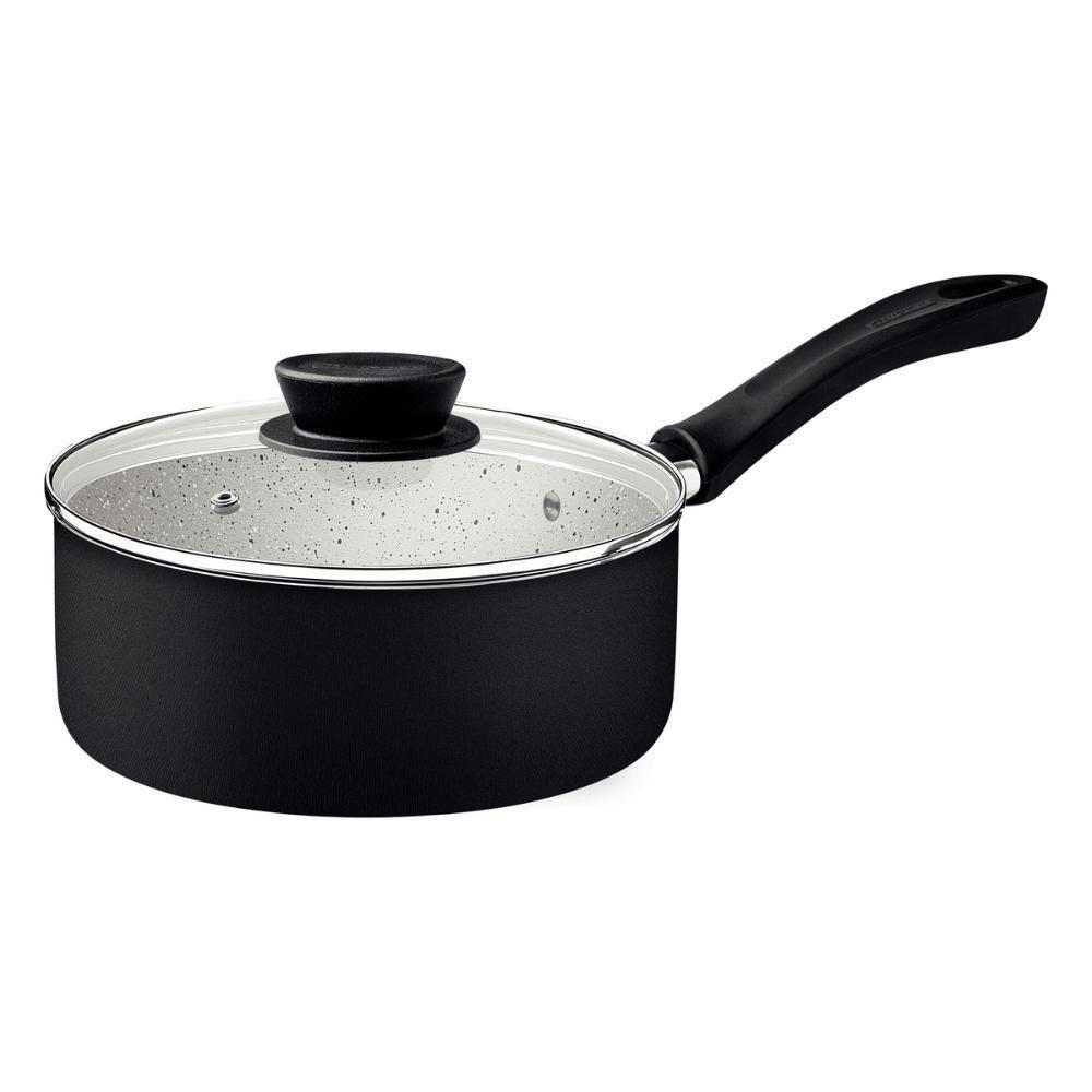 Jogo De Panelas 5 Peças Linz Cores Antiaderente Tramontina Preto - 5