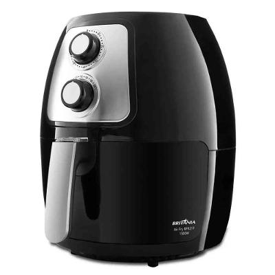 Fritadeira Air Fryer Mobilar Eletro BFR21P 4L 1500W Preto Inox 220V