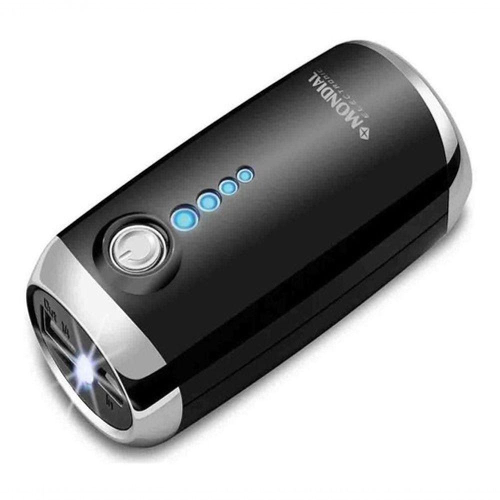 Kit 2 Carregador Bateria Mondial Power Bank Bt01 4000mah - 4