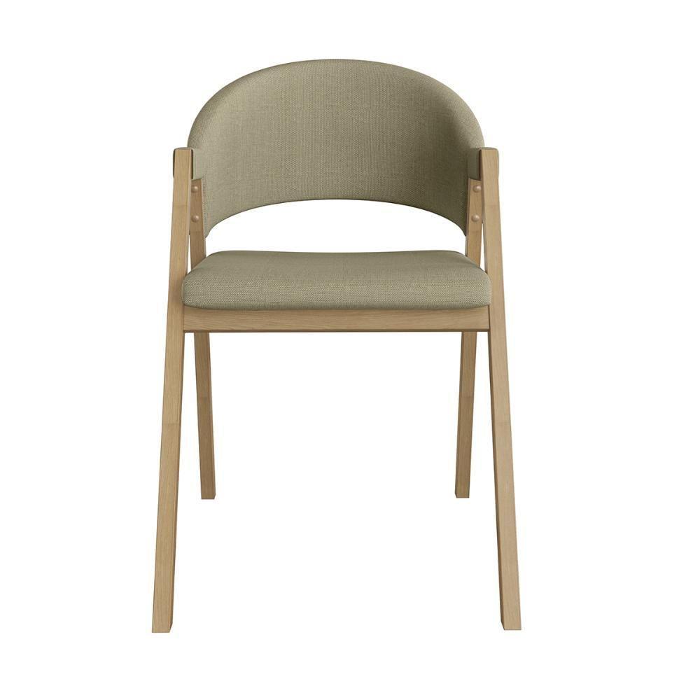 Kit 4 Cadeiras Para Mesa De Jantar Moderna Linho Balaqui Bege - 7