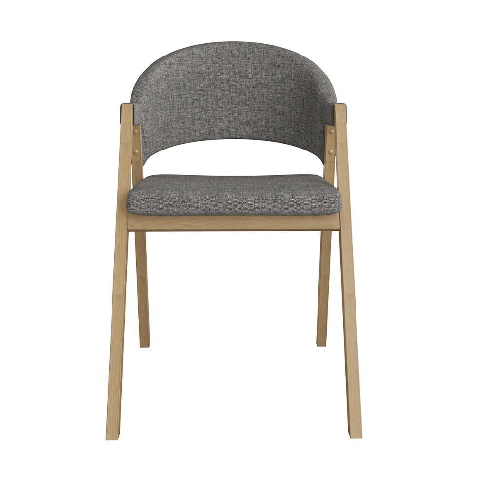 Kit 8 Cadeiras Mesa Jantar Suellen Versátil Reforçada Linho Grafite - 7