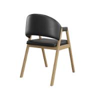 Kit 8 Cadeiras Mesa Jantar Suellen Versátil Reforçada Corino Preto - 2