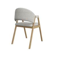 Kit 2 Cadeiras Suellen Luxo Reforçada Mesa De Jantar Linho Cinza Claro - 3