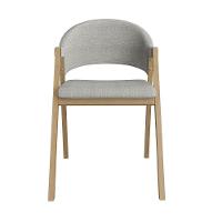 Kit 2 Cadeiras Suellen Luxo Reforçada Mesa De Jantar Linho Cinza Claro - 7