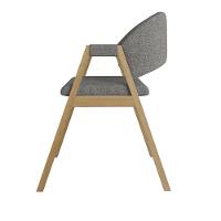 Kit 6 Cadeiras Suellen Luxo Reforçada Mesa De Jantar Linho Grafite - 3