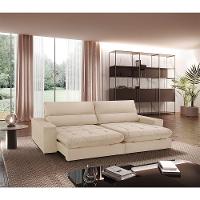 Sofá Aspem Linho 02 Módulos De 90cm B25cm Meu Sofá Online A294 Linho Creme - 1