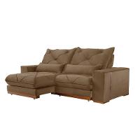 Sofá Turim Veludo 02 Módulos De 90cm B25cm Meu Sofá Online B016 Veludo Marrom - 6