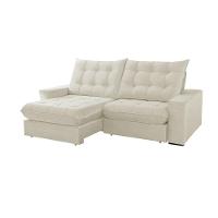 Sofá Livy Linho 02 Módulos De 90cm B25cm Meu Sofá Online A302 Linho Branco - 4