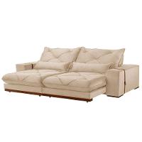 Sofá Turim Linho 02 Módulos De 120cm B25cm Meu Sofá Online A294 Linho Creme