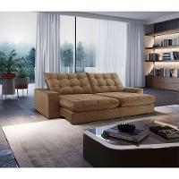 Sofá Livy Veludo 02 Módulos De 120cm B25cm Meu Sofá Online B016 Veludo Marrom - 1