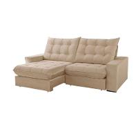 Sofá Livy Linho 02 Módulos De 120cm B25cm Meu Sofá Online A226 Linho Bege - 4