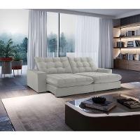 Sofá Livy Veludo 02 Módulos De 80cm B25cm Meu Sofá Online B026 Veludo Prata - 1