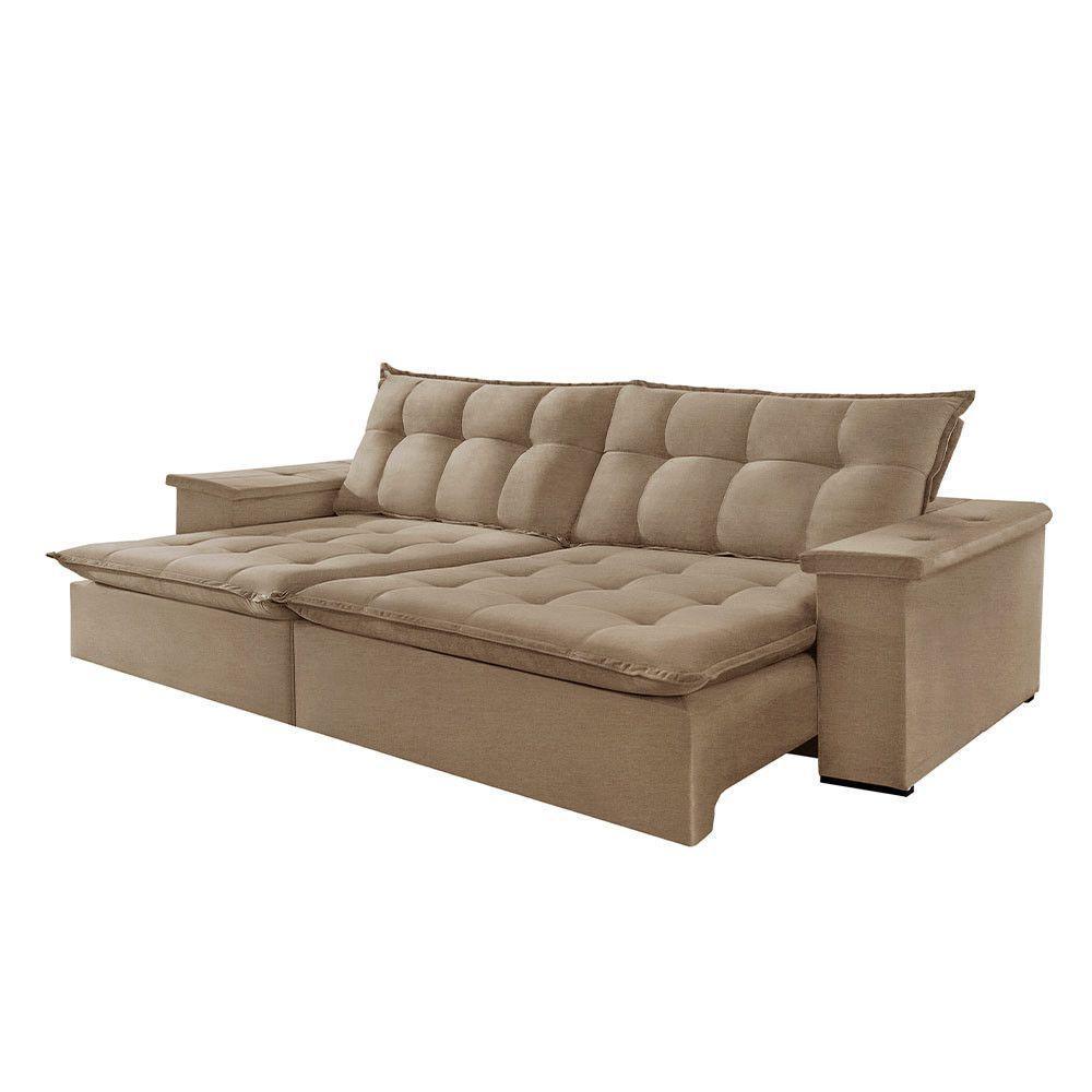 Sofá Estilo Linho 2 Módulos 80cm B25cm Meu Sofá Online A226 Linho Bege - 4