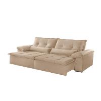 Sofá Parma Linho 02 Módulos De 80cm B25cm Meu Sofá Online A226 Linho Bege - 6