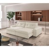 Sofá Hall Linho Dois Módulos De 80cm B25cm Meu Sofá Online A302 Linho Branco - 1