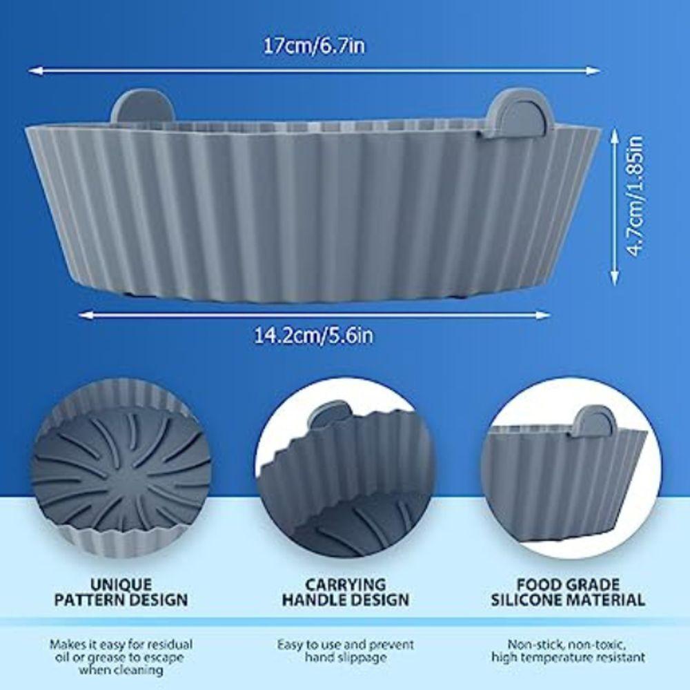 Forma De Silicone Reutilizável Para Fritadeira A Ar Air Frye - 7