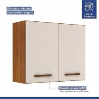 Armário Aéreo Valência Kaiki Móveis Nature Off White