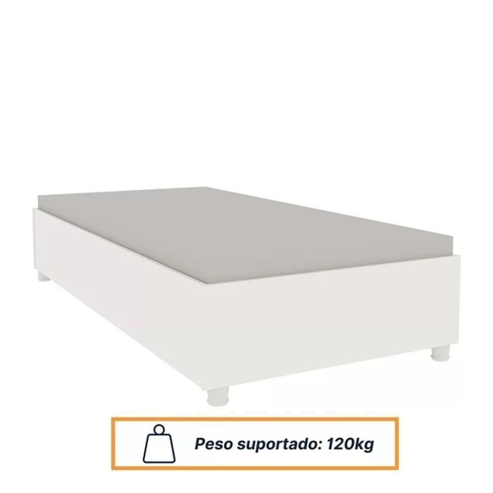 Cama Solteiro Mônaco Neve - 2