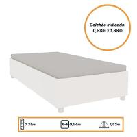Cama Solteiro Mônaco Neve - 3