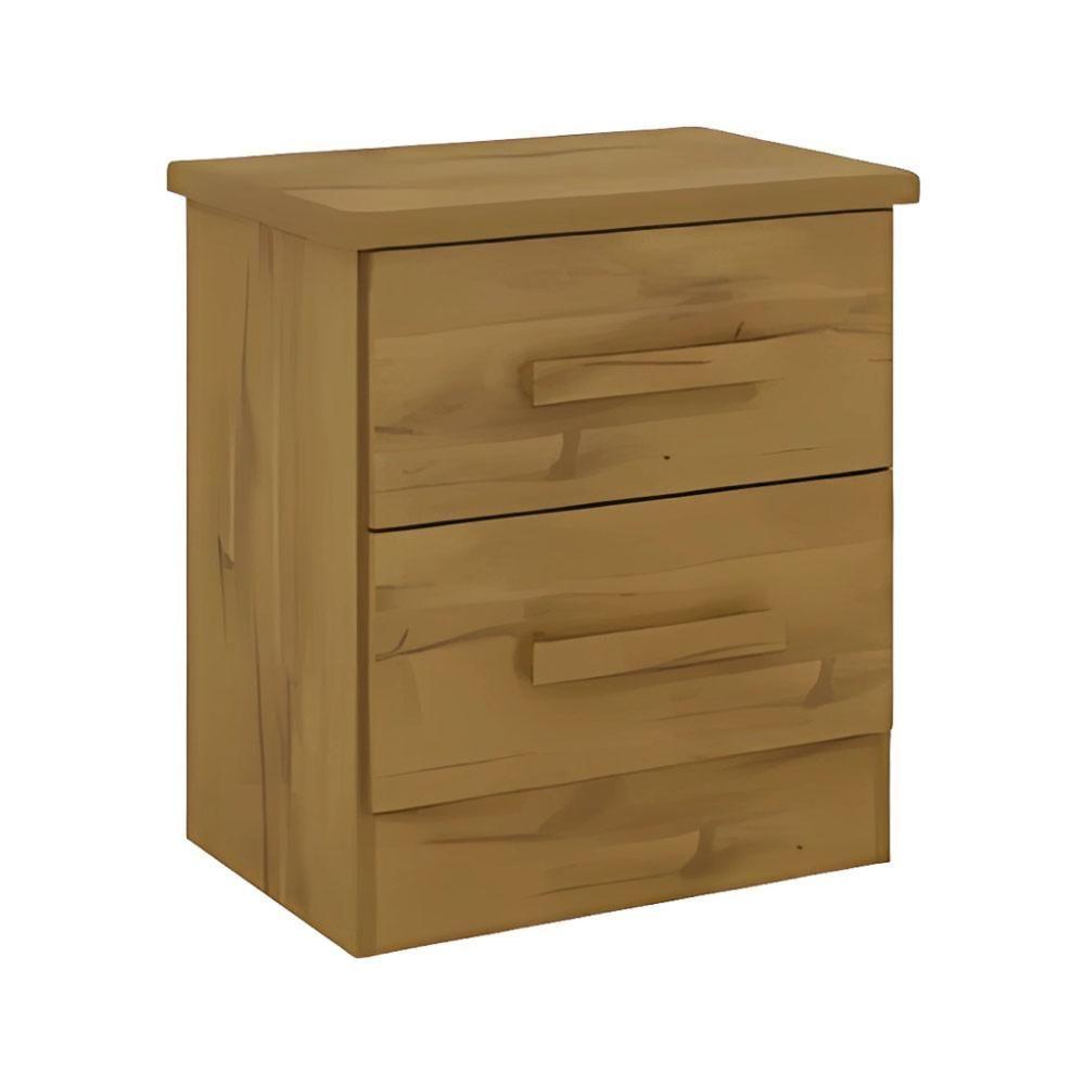 Mesa De Cabeceira 2 Gavetas New Athos D'doro Cinamomo - 1