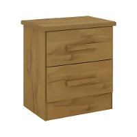 Mesa De Cabeceira 2 Gavetas New Athos D'doro Cinamomo - 1