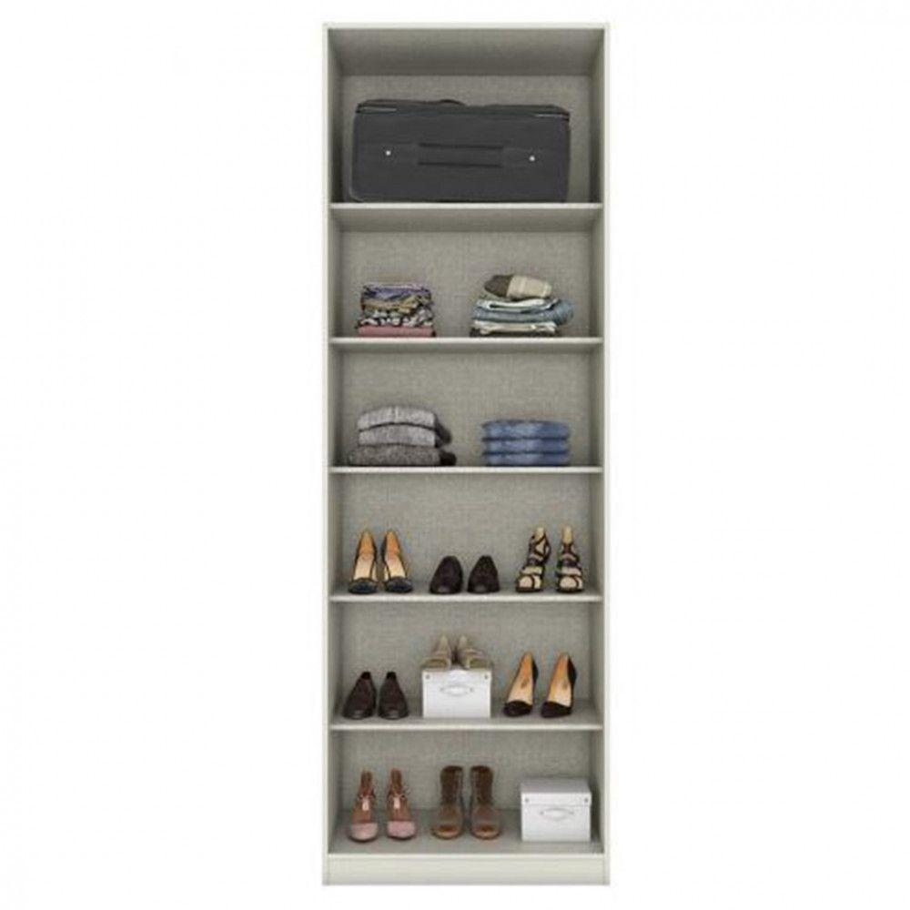 Guarda Roupa Henn Seletto 2 Portas Com Espelho Areia - 3