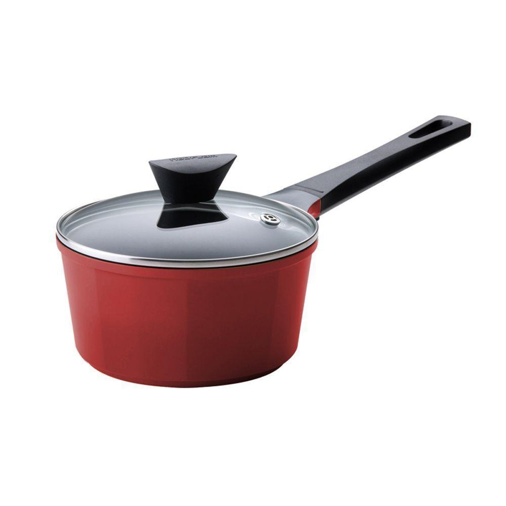 Panela 18cm-2,0l Cor Vermelha, Alumínio Injetado Com Revestimento Cerâmico - 4