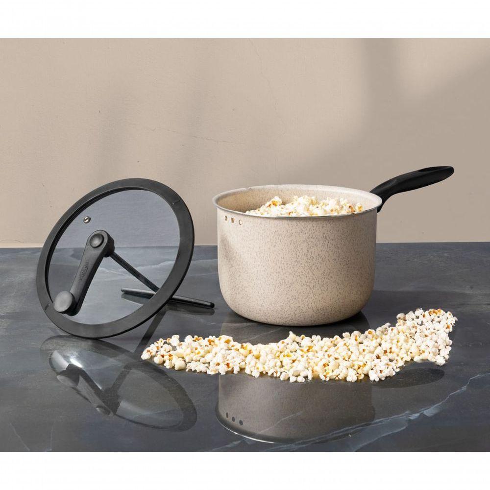 Pipoqueira Brinox Ceramic Life Pic Poc 22x15,5cm 5,5l Tampa Com Vidro Temperado Vanilla - 3