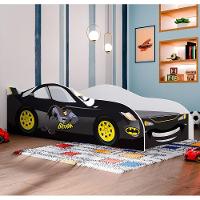 Mini Cama Carro Com Proteção Lateral Personagem Preto Cama Infantil Preto - 1
